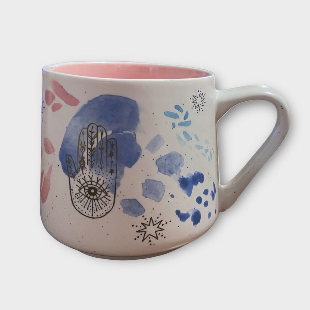 Stay Wild Moon Child Coffee Mug Hamsa Hand Evil Eye Mystical 16Oz Designer